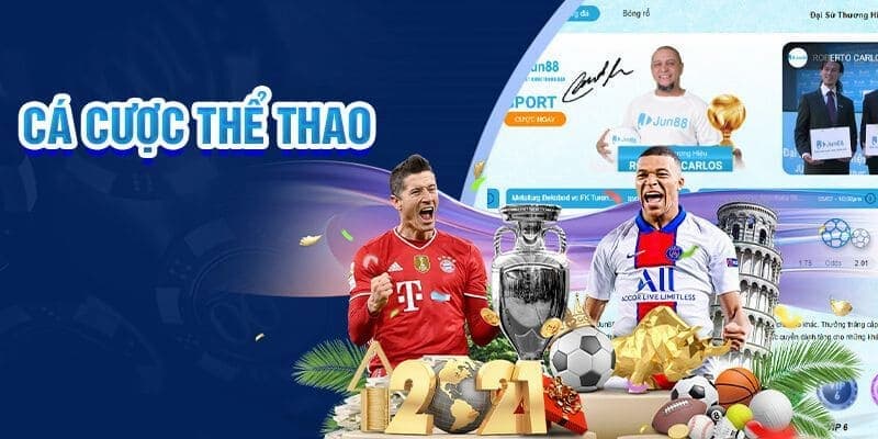 Cá cược thể thao thưởng hấp dẫn tại nhà cái Jun88